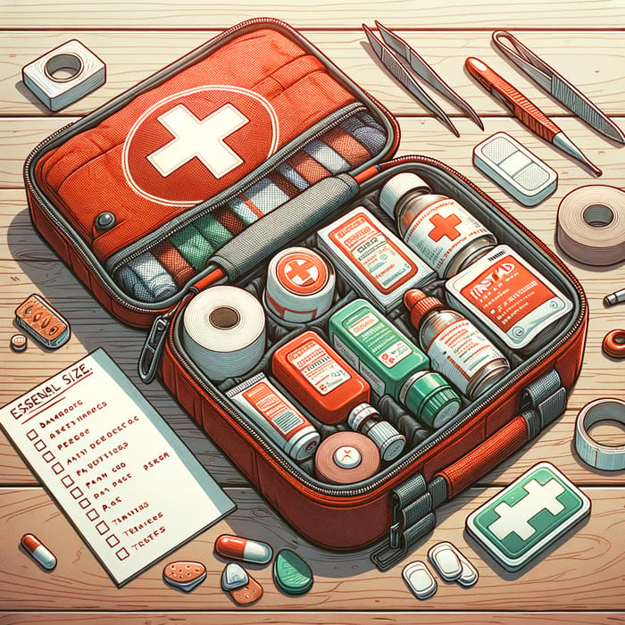 Travel First Aid Kit - Essential Vacation Supplies