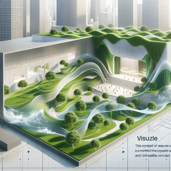 Dynamic Green Spaces: Inspiring Wave-like Interaction