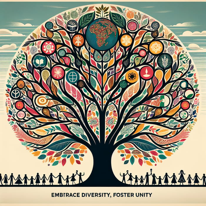 Embrace Cultural Diversity - Encouraging Unity Poster | AI Art ...