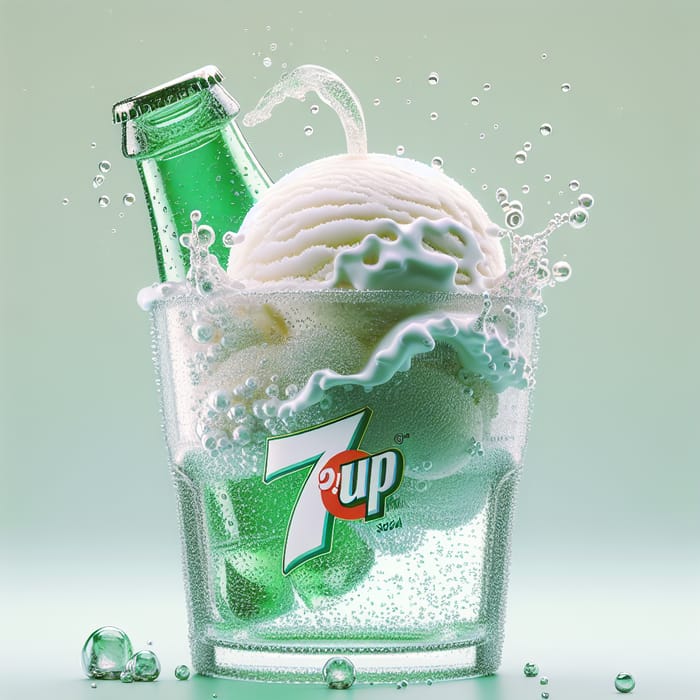 7-Up Ice Cream | Summer Treat with Sparkling Twist