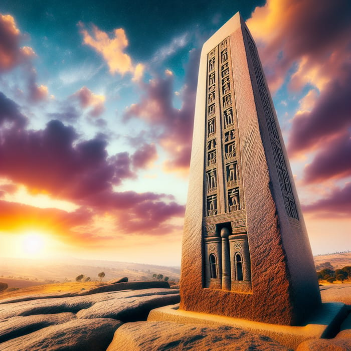 Axum Monument: Ancient Granite Obelisk in Ethiopia