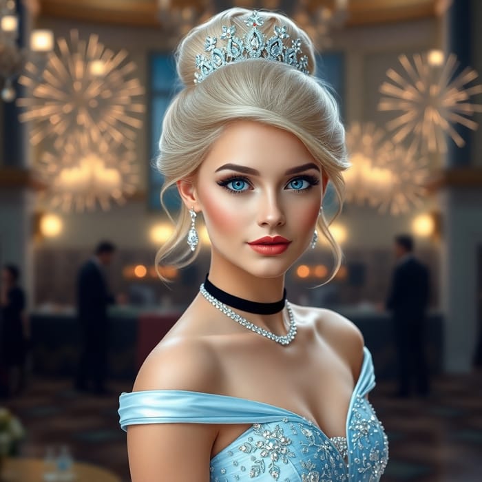 Modern Cinderella: A Stunning Portrait in 8K Modern Cinderella: A Stunning Portrait in 8K