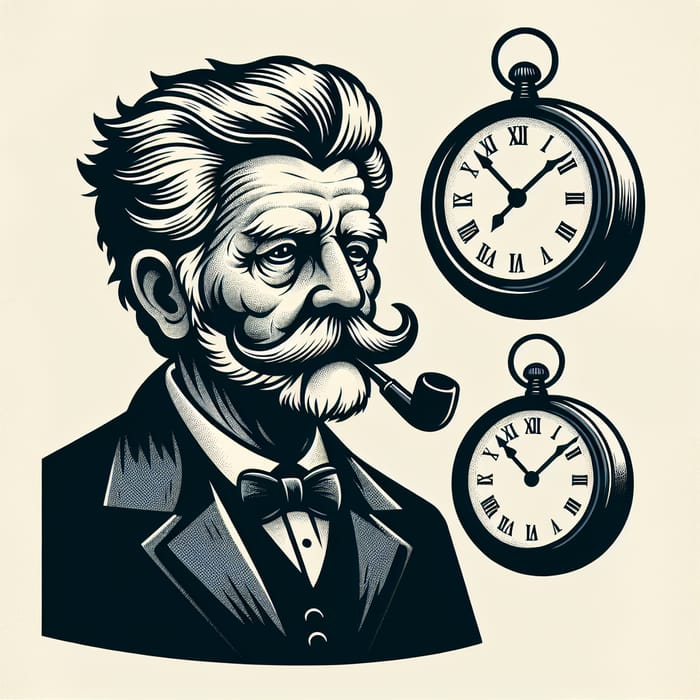 Albert Einstein Contemplating Time | Genius & Wisdom