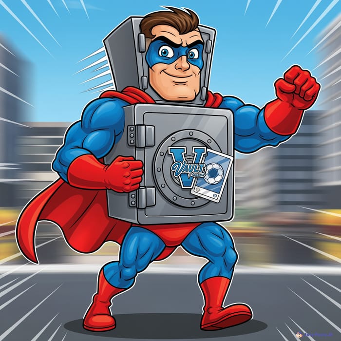 Vault Mascot for Sports Card Reselling