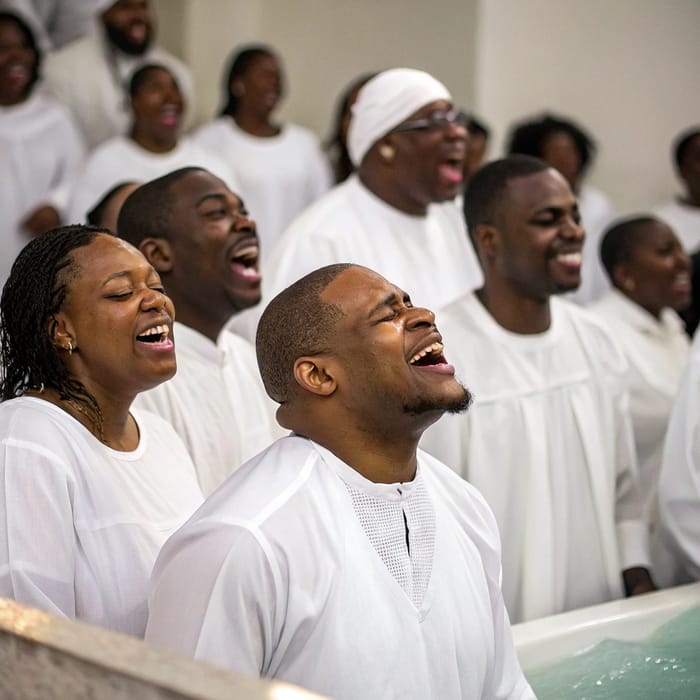 Joyful Baptism of Faith: A Celebration in White