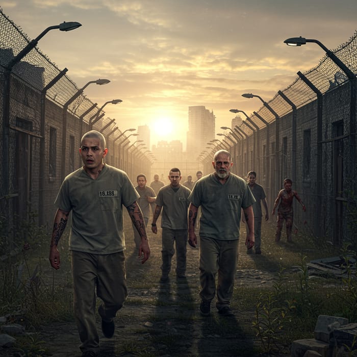 Prisoners Escape in Zombie Apocalypse