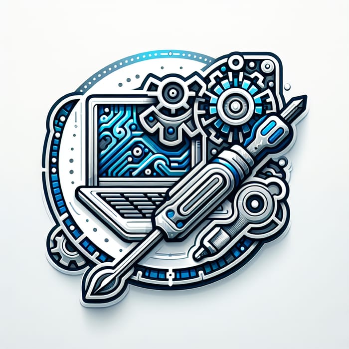 Computer Technical Service Icon Design