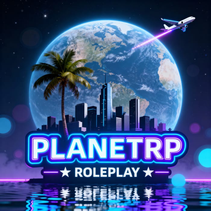 Modern Logo Design for PlanetRP Gaming Server Modern Logo Design for PlanetRP Gaming Server