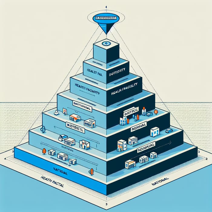 Medical Training Pyramid: Health Facility to National Level