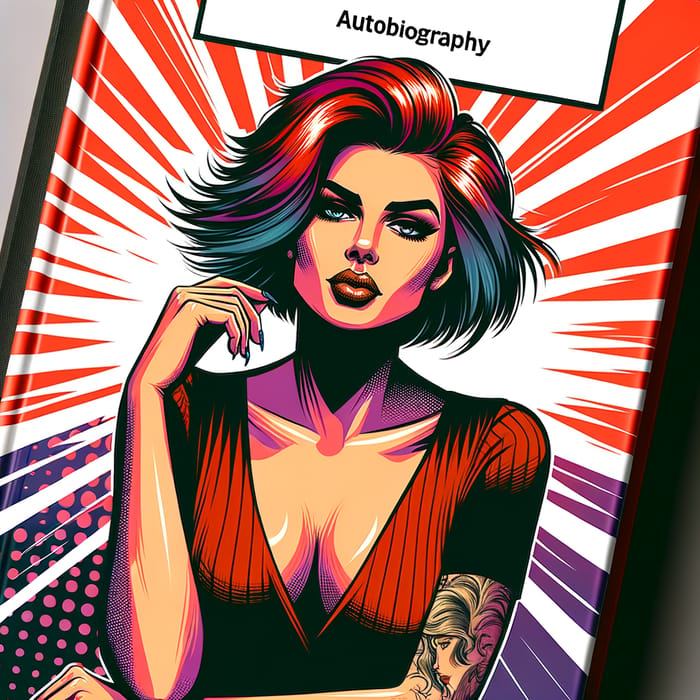 Confident Woman: Modern & Vibrant Autobiographical Illustration