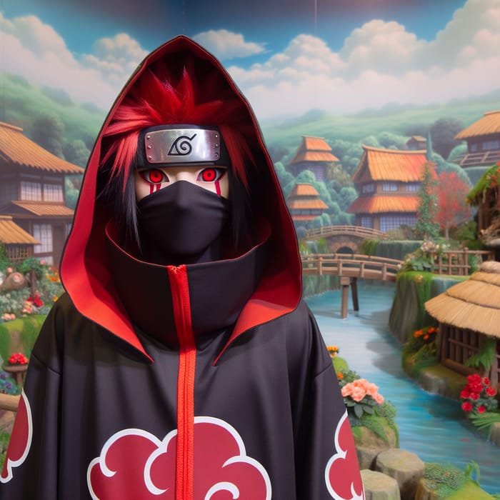 Naruto Akatsuki Cosplay with Sharingan Eyes