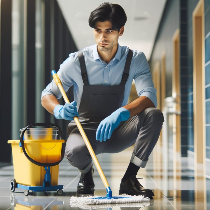 Professional Male Cleaning Technician Services