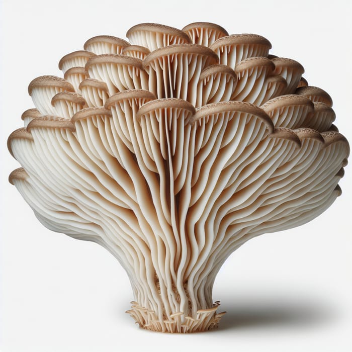 Combed Hedgehog Mushroom with Unique Gill Structure