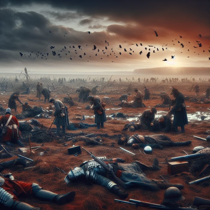 Bloody Battlefield: Aftermath of Conflict