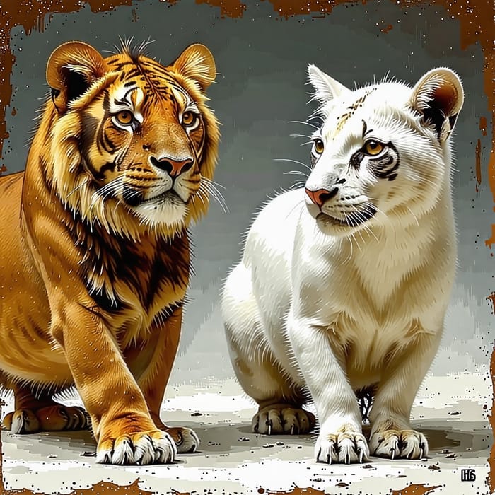 Stunning Hybrid Animals in Unique Ratios