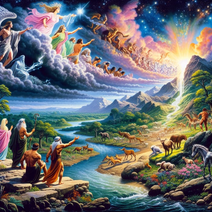 The Creation Story: A Vibrant Beginning