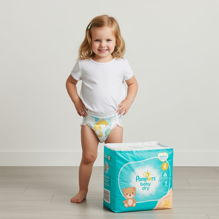Comfortable Pampers Baby Dry Diapers for Kids Comfortable Pampers Baby Dry Diapers for Kids