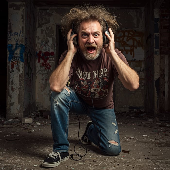 A Crazy Person Listening to Rap