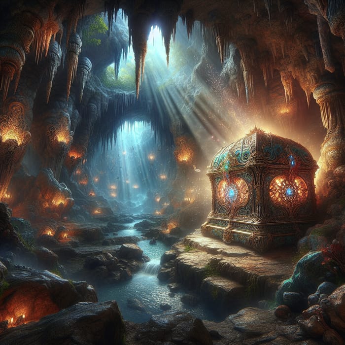 Majestic Cavern in the Land of Hyrule