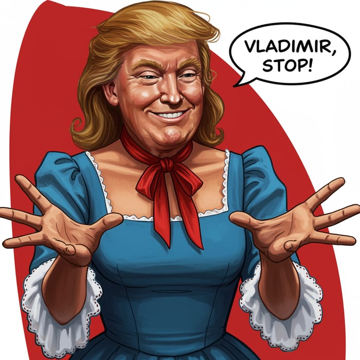 Trump as Scarlett O'Hara: A Colorful Satire Trump as Scarlett O'Hara: A Colorful Satire