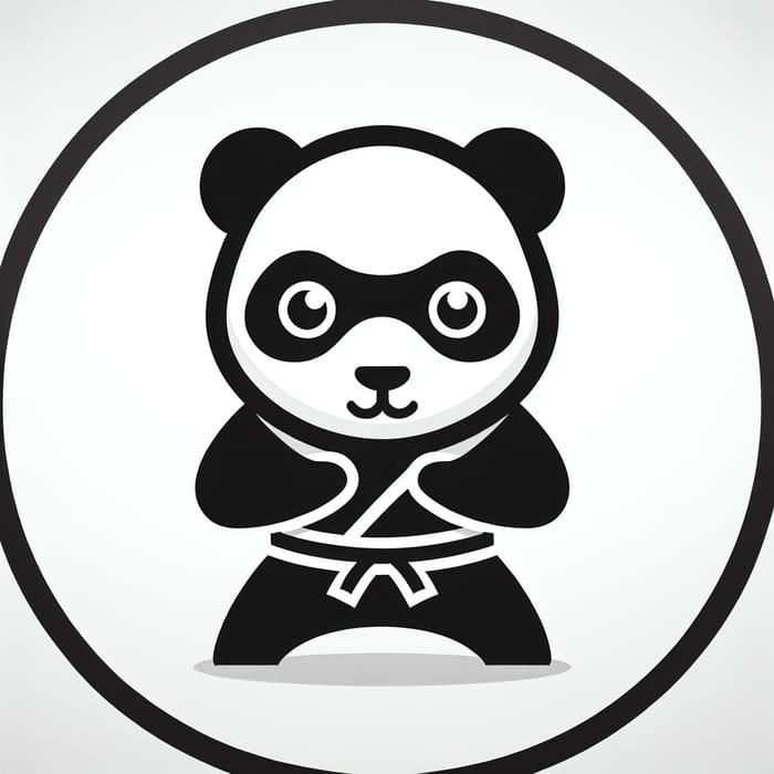 Ninja Panda Icono - Playful Warrior Panda Design