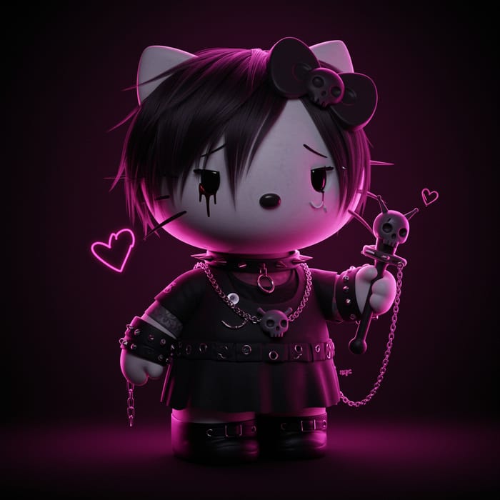 Hello Kitty Emo Aesthetic: Style Guide