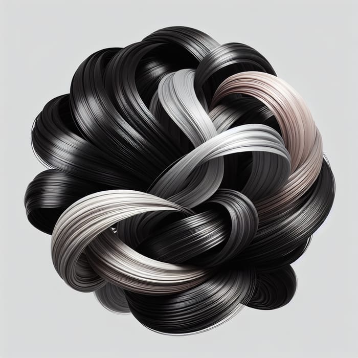 Healthy Hair: Abstract Art Representation Healthy Hair: Abstract Art Representation