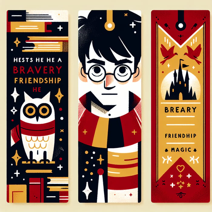 Harry Potter Bookmark Design | Inspirational Quotes & Magic