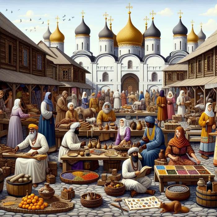 Economy & Trade in Vladimir-Suzdal Principality 1200-1300: Market Diversity