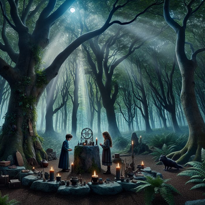 Enchanted Forest Witchy Ritual | Dark Magic Scene