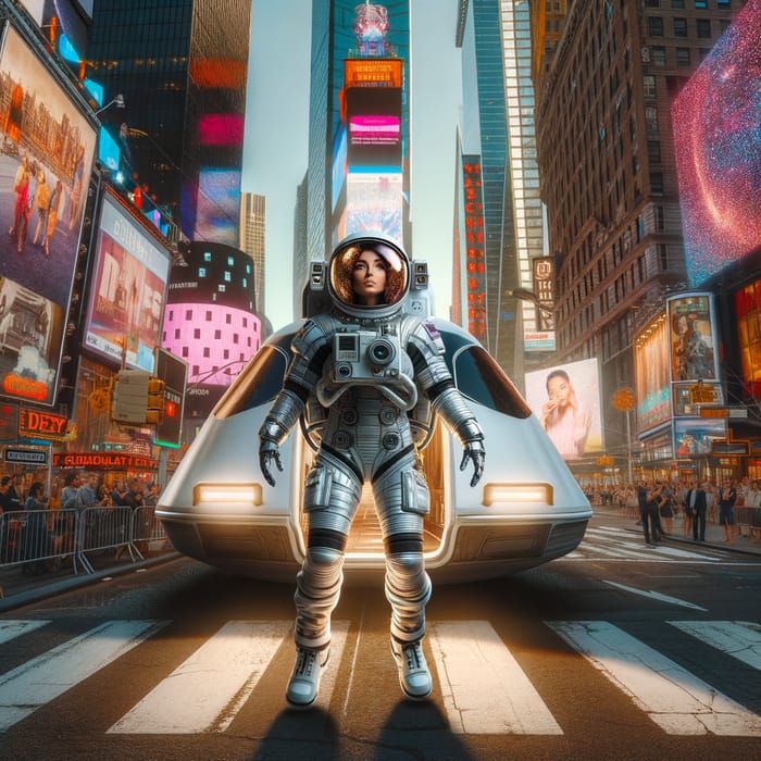 Astronaut Landing in New York: A Stellar Arrival Astronaut Landing in New York: A Stellar Arrival