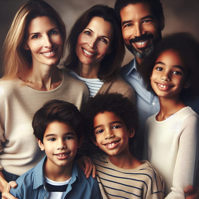 Heartwarming Family Portrait Captured with DSLR