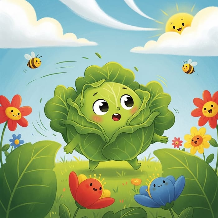 Meet Carl: The Joyful Cabbage Ready to Help Meet Carl: The Joyful Cabbage Ready to Help