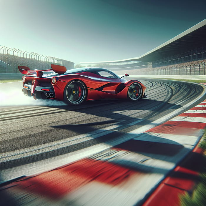 Ultra-Realistic Ferrari LaFerrari Drift Scene