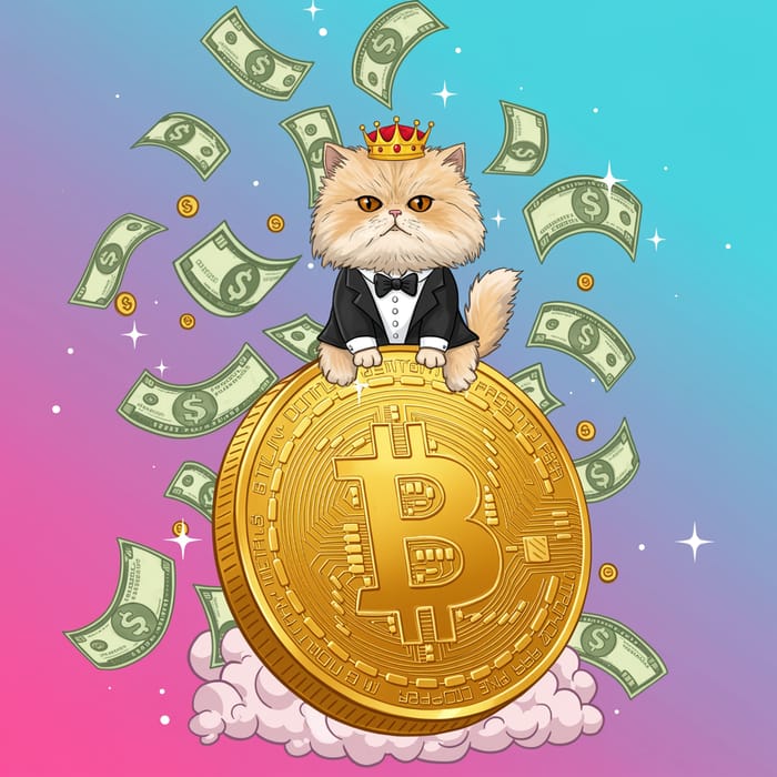 Rich Cat Memecoin: Floating Wealth