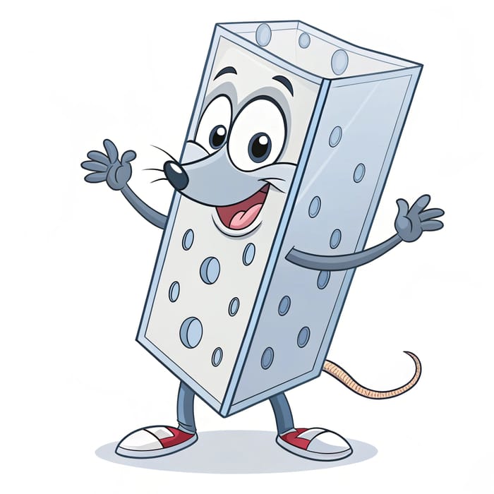 Friendly Mouse Trap Mascot Design