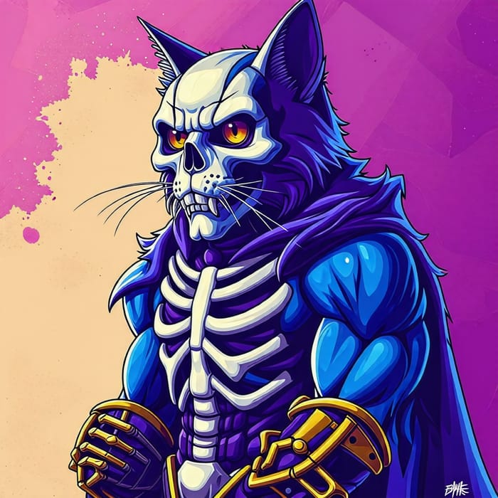 Skeletor as a Cat Furry: A Fun Twist