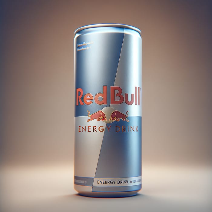 3D RedBull Energy Drink Can Visualization