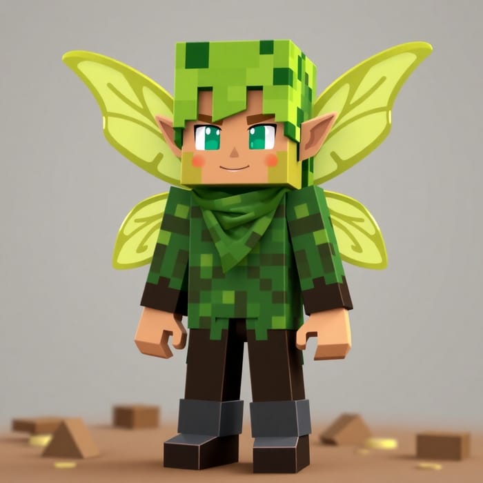 Pixie Chocolate Man Minecraft Skin Design