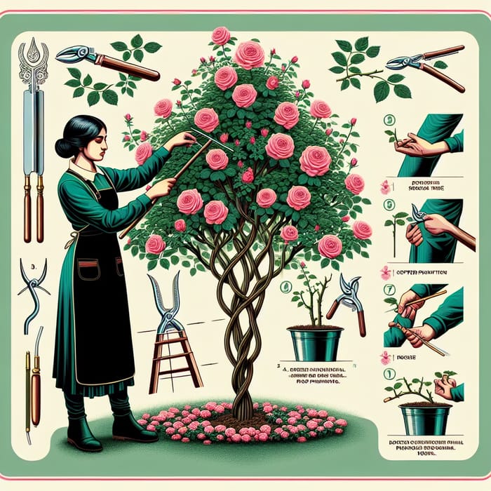 Expert Tips for Pruning Rose Trees: Classic & Elegant Style