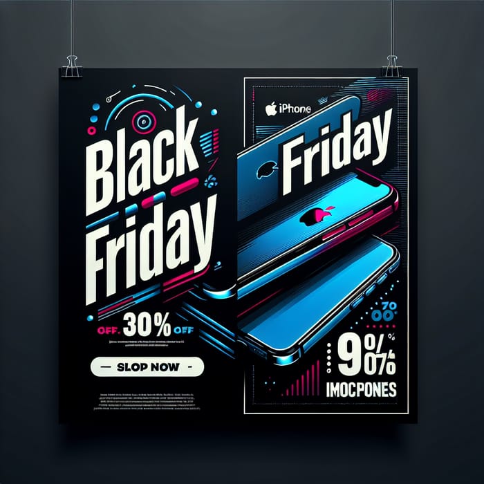 Black Friday Mobile iPhone Discounts | Creative Banner Design