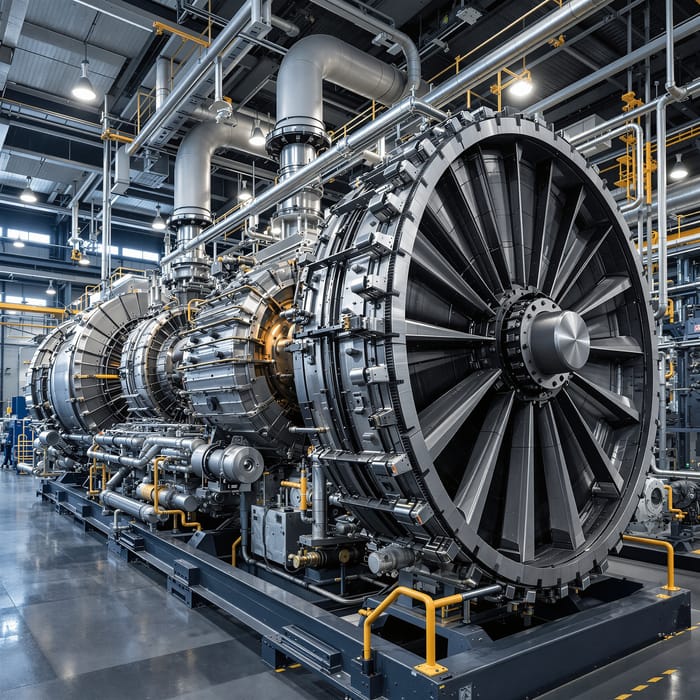 Industrial Steam Turbine System for Cogeneration