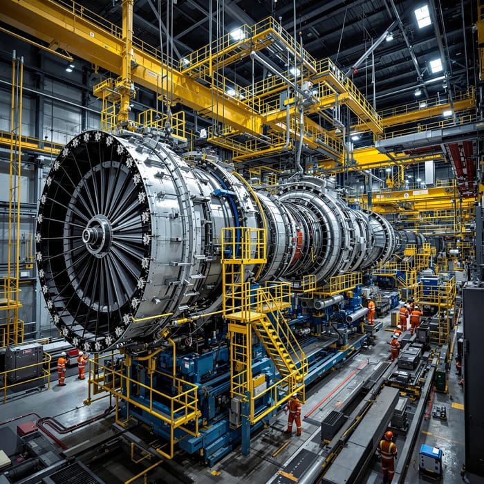 Gas Turbine Generator Installation Documentary