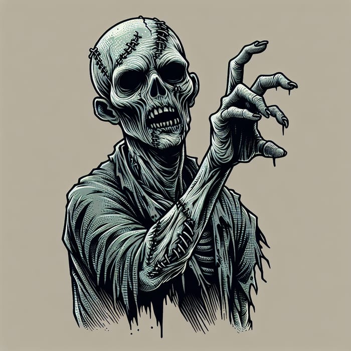 Create a Terrifying Zombie Illustration