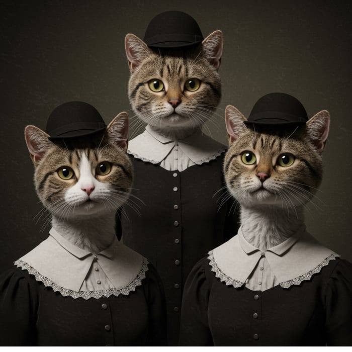 Transform Faces to Cats in Fun Illustrations Transform Faces to Cats in Fun Illustrations
