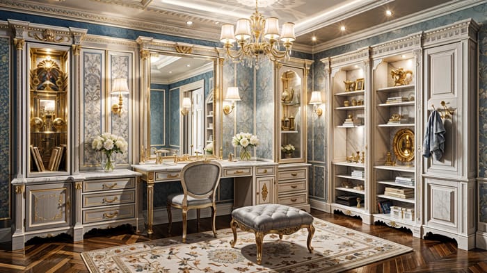 Art Nouveau Dressing Room Design Ideas