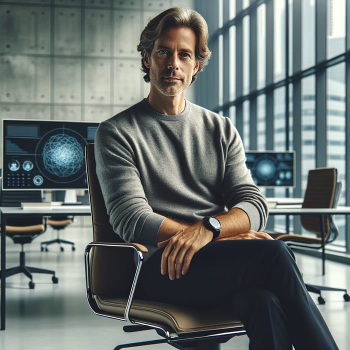 Young Director at Academic Hub in Post Modern Office