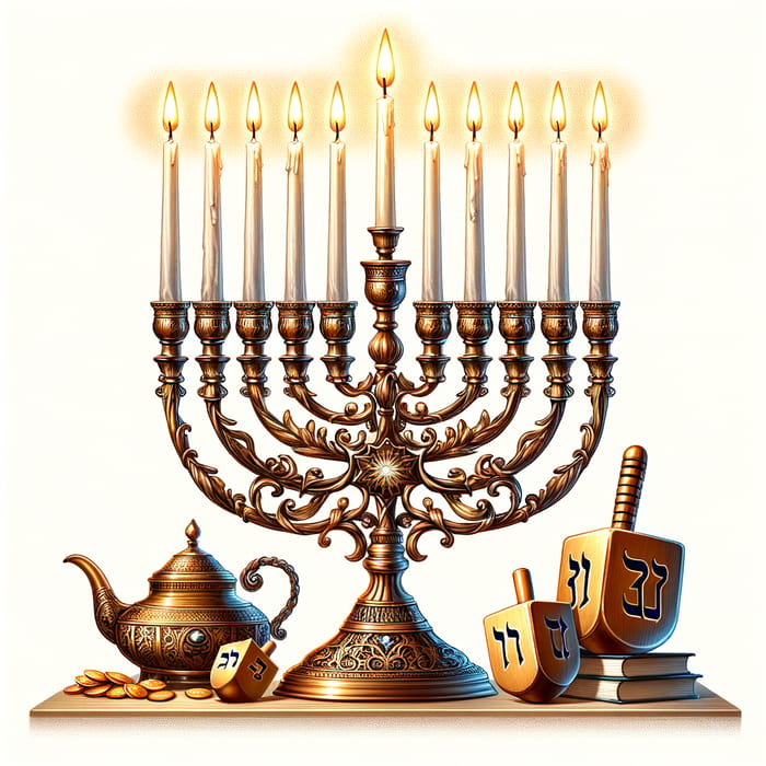 Hanukkah Menorah: Festive Candelabra