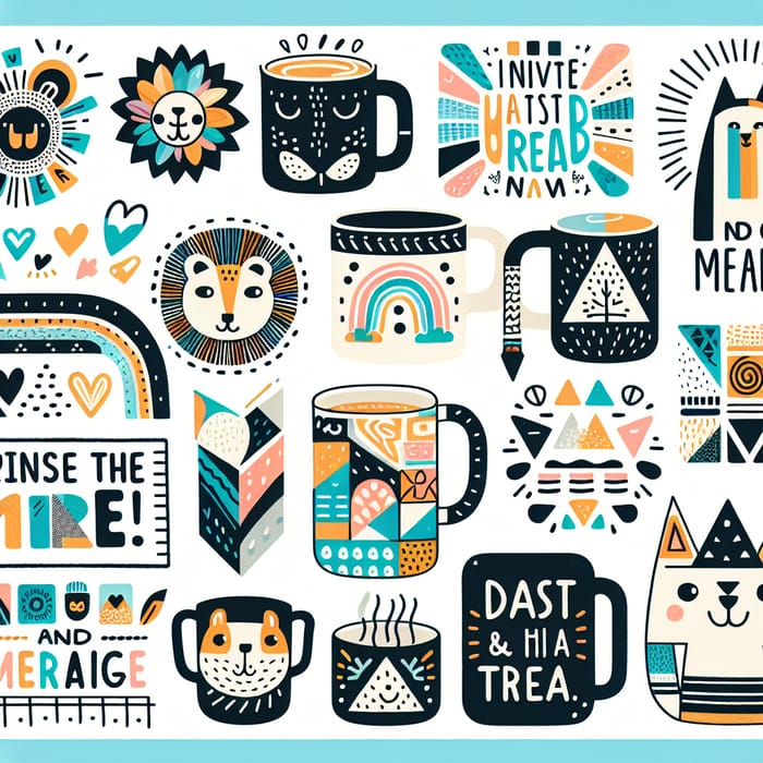 Stickers & Vector Arts for Mugs - Creative Designs