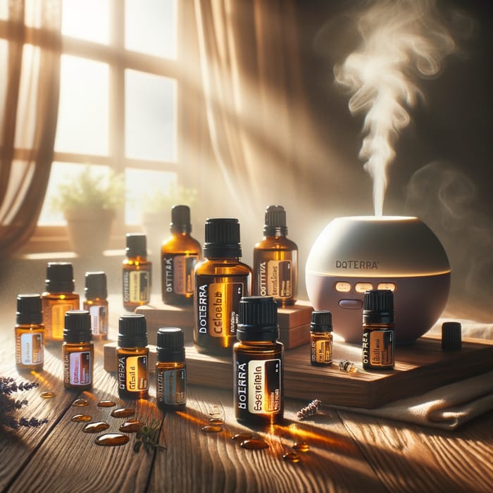 Beautiful Image Promoting Essential Oils Uses with Doterra